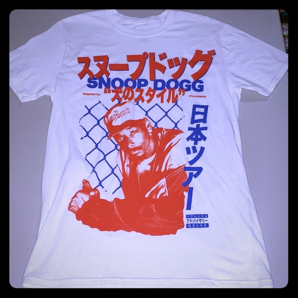 Snoop Dogg Mens White T-Shirt Tee Size M NWOT